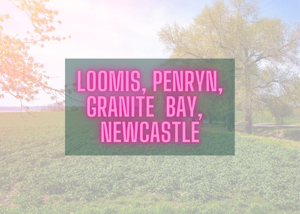 Loomis, Penryn, Granite Bay and Newcastle quick home search